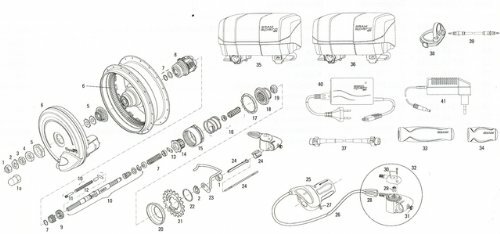 SRAM Ersatz für "Sparc" Steuerkabel 1600 mm