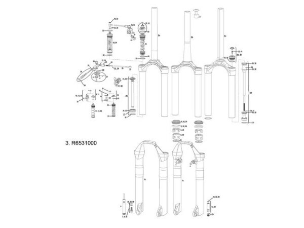 ROCKSHOX Federgabel SID Team / World Cup BlackBox  für Carbon Sch