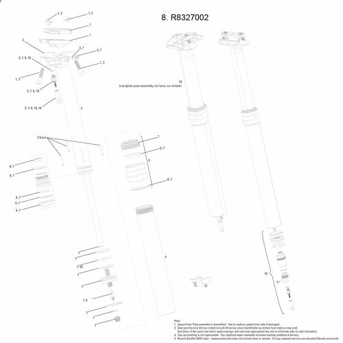 ROCKSHOX SID Team/World Cup BlackBox Motion Control 2008-2010 (32 mm) Ventileinsatz