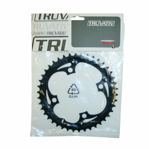 TRUVATIV Kettenblatt "MTB/Trekking" SB-verpackt, 4-Arm, Stahl 9-fach 42 Z., 104 mm Lochkreis, schwarz