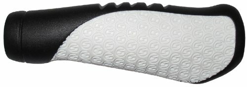 SRAM Griff "Comfort" SB-verpackt , Gummi, Paar, ergonomisch schwarz/weiß