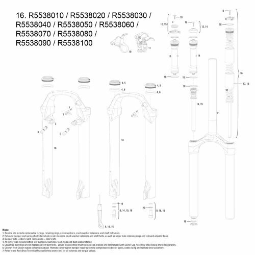 ROCKSHOX "XC 30" A1-A3 (2012-2015) Stahlfeder 100 mm, 26", extra weich