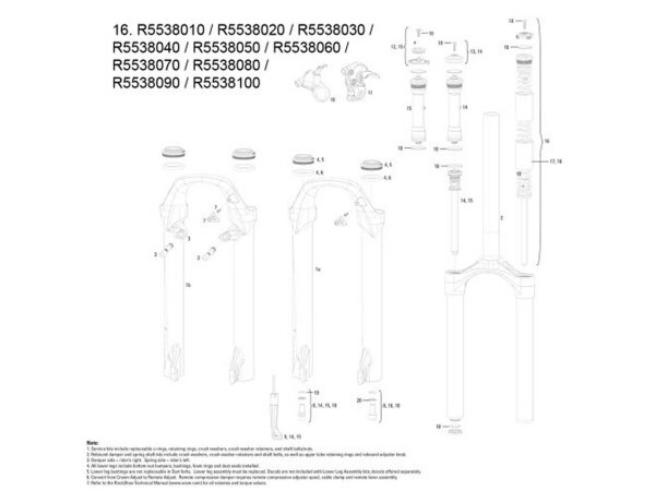 ROCKSHOX Federgabel 30 Silver A1-A2 2016 100 mm, 26", h