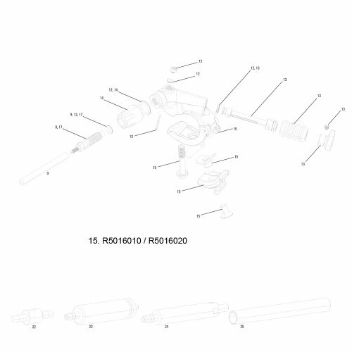 ROCKSHOX Ersatz für Variosattelstütze "Reverb / Reverb Stealth" Hülse IFP, 125 mm