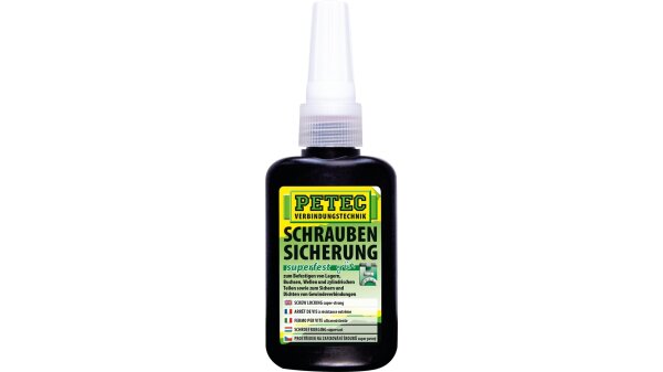 PETEC Schraubensicherung Superfest, für  50 g Flasche