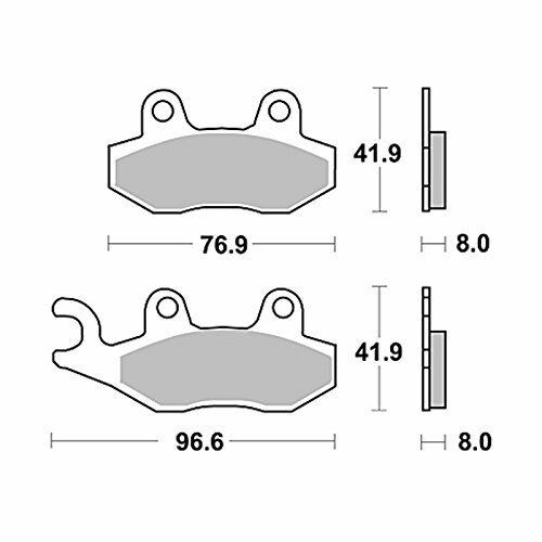 TRW Bremsbelag "MCB 582" Satz Typ SI Sintermetall mit ABE