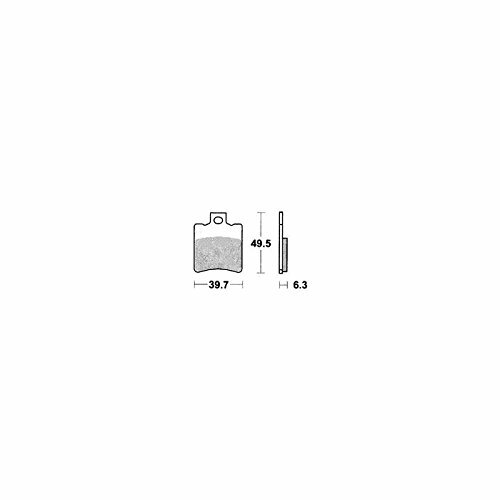 TRW Bremsbelag "MCB 674" Satz Typ SR Sintermetall mit ABE