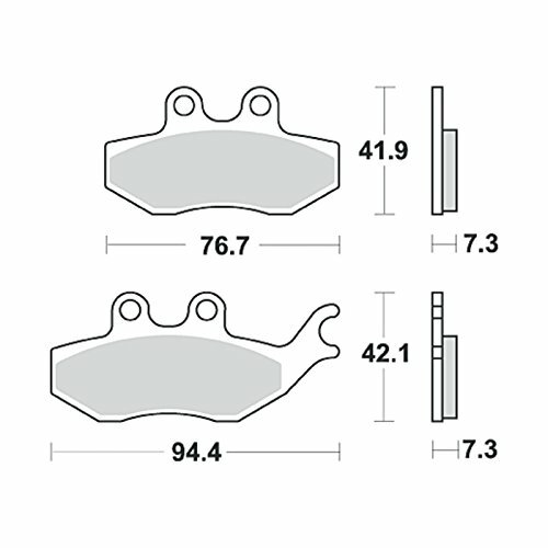 TRW Bremsbelag "MCB 796" Satz Typ Organisch 