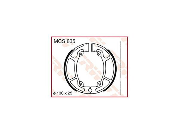 TRW Bremsbacke "MCS 835" Satz Organisch Stan