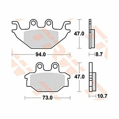 TRW Bremsbelag "MCB760" Satz Typ Organisch Standard mit ABE