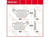 TRW Bremsbelag "MCB 841" Satz Typ Organisch...