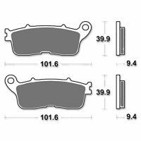 Satz Bremsbelag Mcb 848 Sh