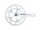 STRONGLIGHT Kettenradgarnitur "Impact Co 34 / 50 Zähne, 170 mm Kurbellänge, silber