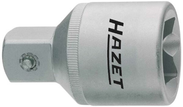 HAZET Reduzieradapter 1" auf 3/4", Chrom-Vanadium, Länge: 70 mm