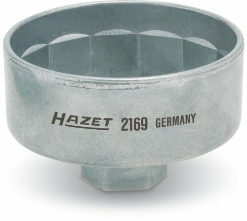 HAZET Ölfilterschlüssel "2169" 3/8", Außensechskan Gewicht: 0,14 