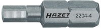 HAZET Bit "2204" 1/4", Innensechskant, 25...