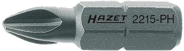 HAZET Bit "2215" 1/4", für Kreuzschlitzschrauben,  PH1