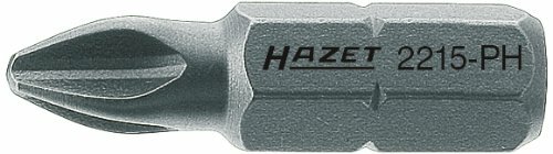 HAZET Bit "2215" 1/4", für Kreuzschlitzschrauben,  PH2