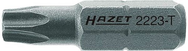 HAZET Bit "2223-T" 1/4", Innensechsrund Profil, 6k T10