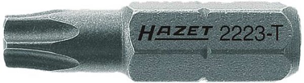 HAZET Bit "2223-T" 1/4", Innensechsrund Profil, 6k T8