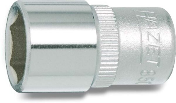 HAZET Steckschlüsseleinsatz 1/4", 6-kant, kurze Au 7 mm