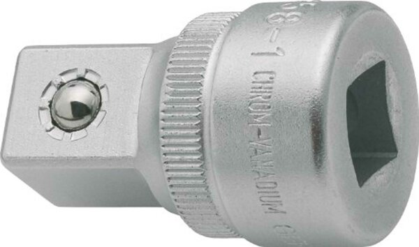 HAZET Adapter 3/8", DIN 3123, ISO 3316, Chrom Vana 3/8" auf 1/2",