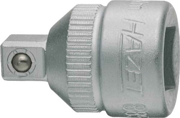 HAZET Adapter 3/8", DIN 3123, ISO 3316, Chrom Vana 3/8" auf 1/4",