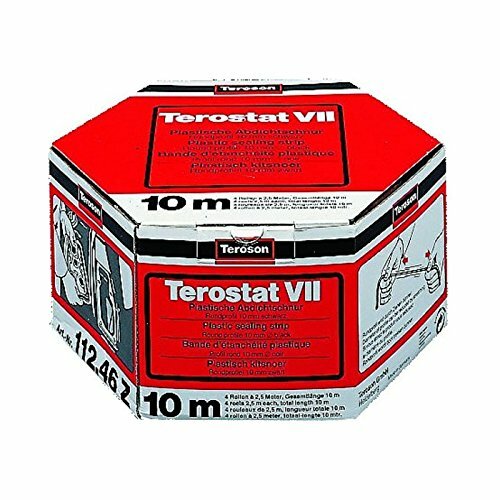 TEROSON Dichtband "RB VII" (TEROSTAT VII Ø 10 mm, Karton mit 4 x 2,5 m Einzelrollen, schwarz