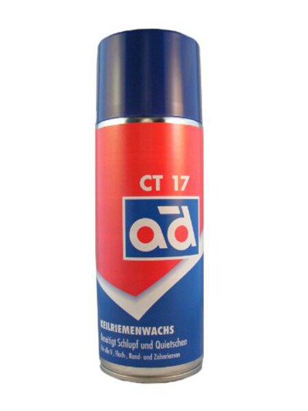 AD Keilriemenspray "CT 17" Für alle V-,  400 ml Spraydose