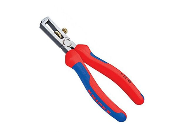 KNIPEX Abisolierzange Manuell, Verstellung durch R Länge: 160 mm