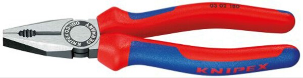 KNIPEX Kombizange Mit Greifzonen für Flach- und Ru Länge: 160 mm