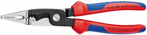 KNIPEX Abisolierzange "Elektro-Installationszange" schwarz atrame