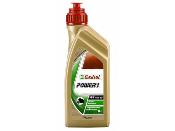 CASTROL Motoröl "Power1 4T" 15W-50, 4-Ta 1 l Flasche