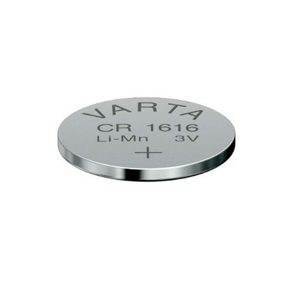 VARTA Batterie Knopfzelle, im Blister, f CR1616 (3 V, 55 mAh), Lithium Ø 16 mm, Höhe 1,6 mm, 1er Blister