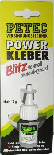 PETEC Universalklebstoff "Power Kleber b 10 g Flasche, SB-verpackt