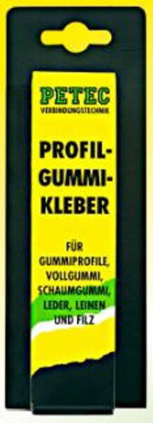 PETEC Profilgummikleber Für saugende und 70 ml Tube, SB-Karte