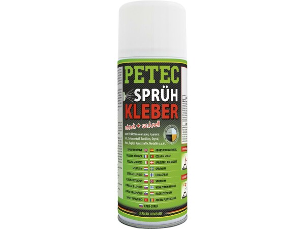 Petec Sprühkleber transparente Verklebung Spray