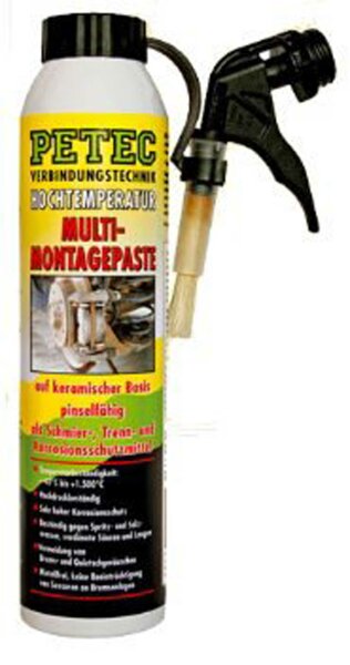 PETEC Montagepaste "Hochtemperatur Multi 200 ml Aerosoldose mit Pinselaufsatz