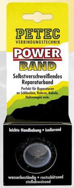 PETEC Reparaturband "Power Band" Selbstverschweiße auf SB-Karte