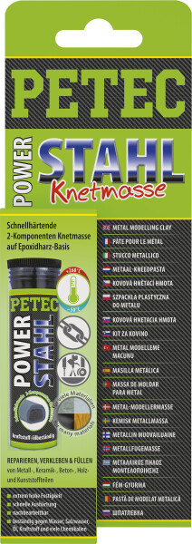 Petec POWER Stahl Reparatur-Knetmasse SB-Karte