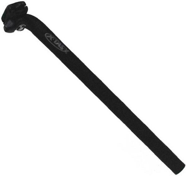 ERGOTEC Patentsattelstütze "Hook" AL 6061 T6, 400 mm lang, 350 g Level 2 , SB-verpackt Ø 25,4 mm, schwarz sandgestrahlt