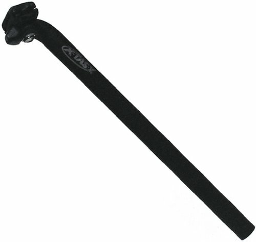 ERGOTEC Patentsattelstütze "Hook" AL 6061 T6, 400 mm lang, 350 g Level 2 , SB-verpackt Ø 26,4 mm, schwarz sandgestrahlt