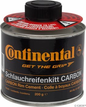 continental schlauchreifenkitt dose zu 200 g, inkl. pinsel, für carbonfelgen