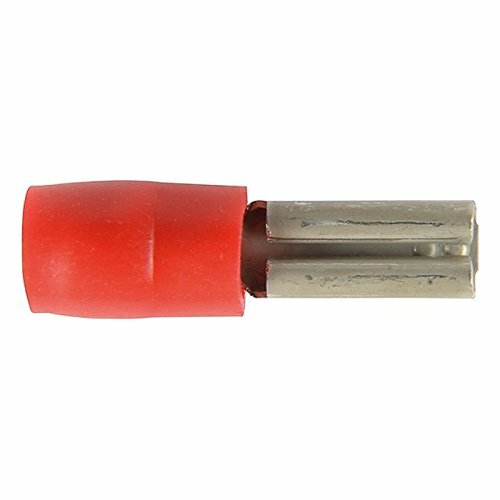 Flachsteckhülse Teilisolierter Quetschve Querschnitt: 0,5 - 1,0 mm², Steckermaß: 2,8 x 0,5 mm, rot (HERTH+BUSS) Abgabe per  Stück, Preis per 100 Stück