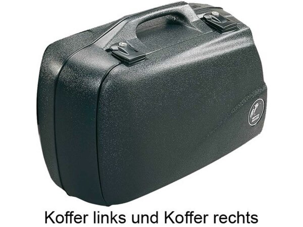 HEPCO & BECKER Koffer "Junior" 40 l  Satz, schwarz