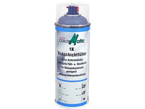 COLORMATIC Grundierfiller 1K-Dickschicht 400 ml Spraydose, grau