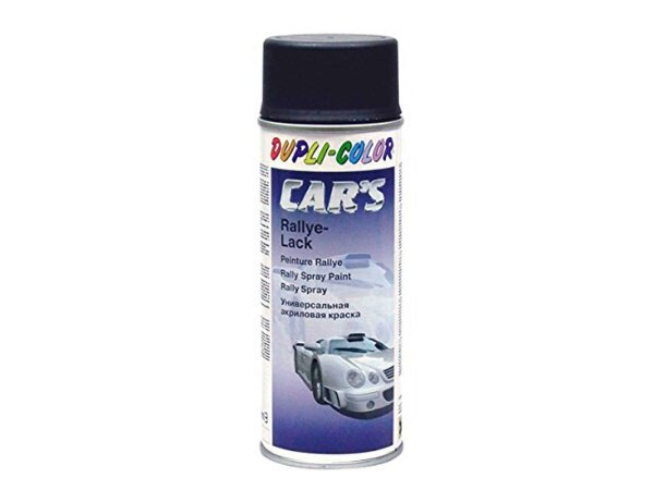 DUPLI-COLOR Rallye-Lack 400 ml Spraydose, für Kont schwarz matt