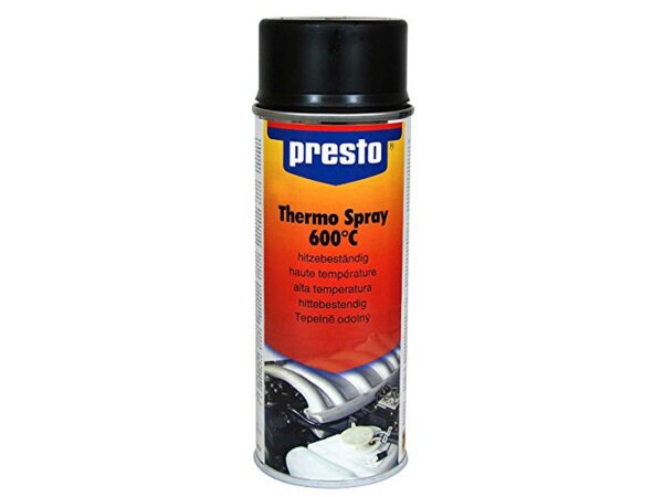 PRESTO Thermolack 400 ml Spraydose, Sili schwarz, bis 800 °C