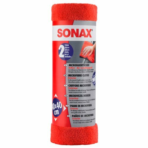 SONAX Microfasertuch "Außen - der Lackpf 2 Stück, SB-verpackt