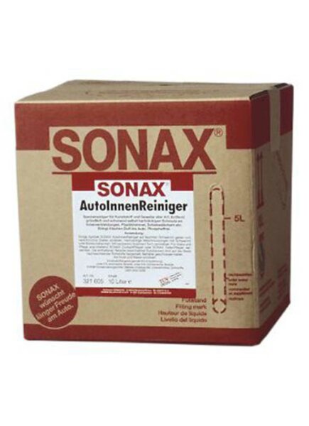 SONAX Innenreiniger "AutoInnenReiniger"  10 l Kanister, Konzentrat